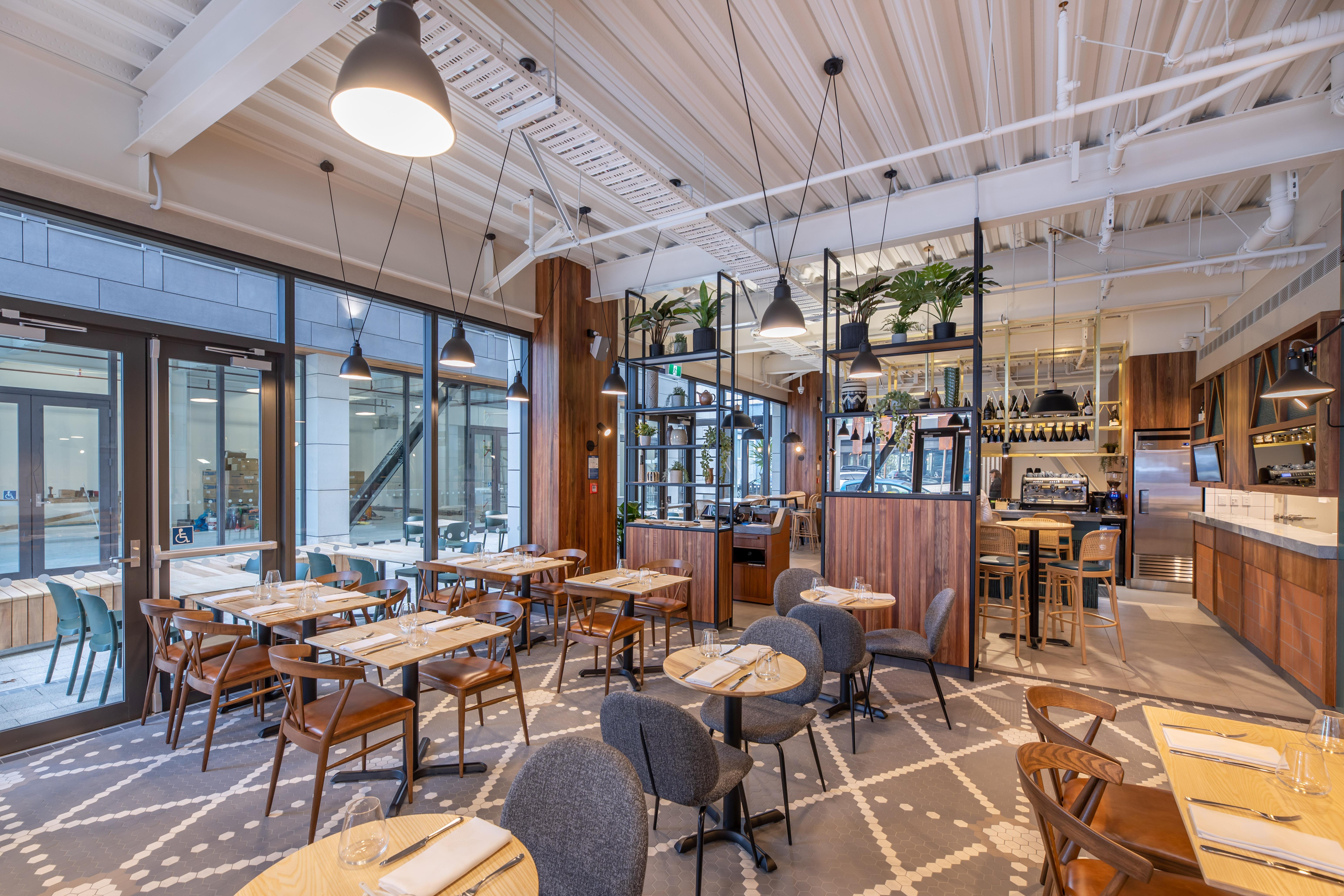 Sudima Christchurch City Exterior foto The interior of the restaurant