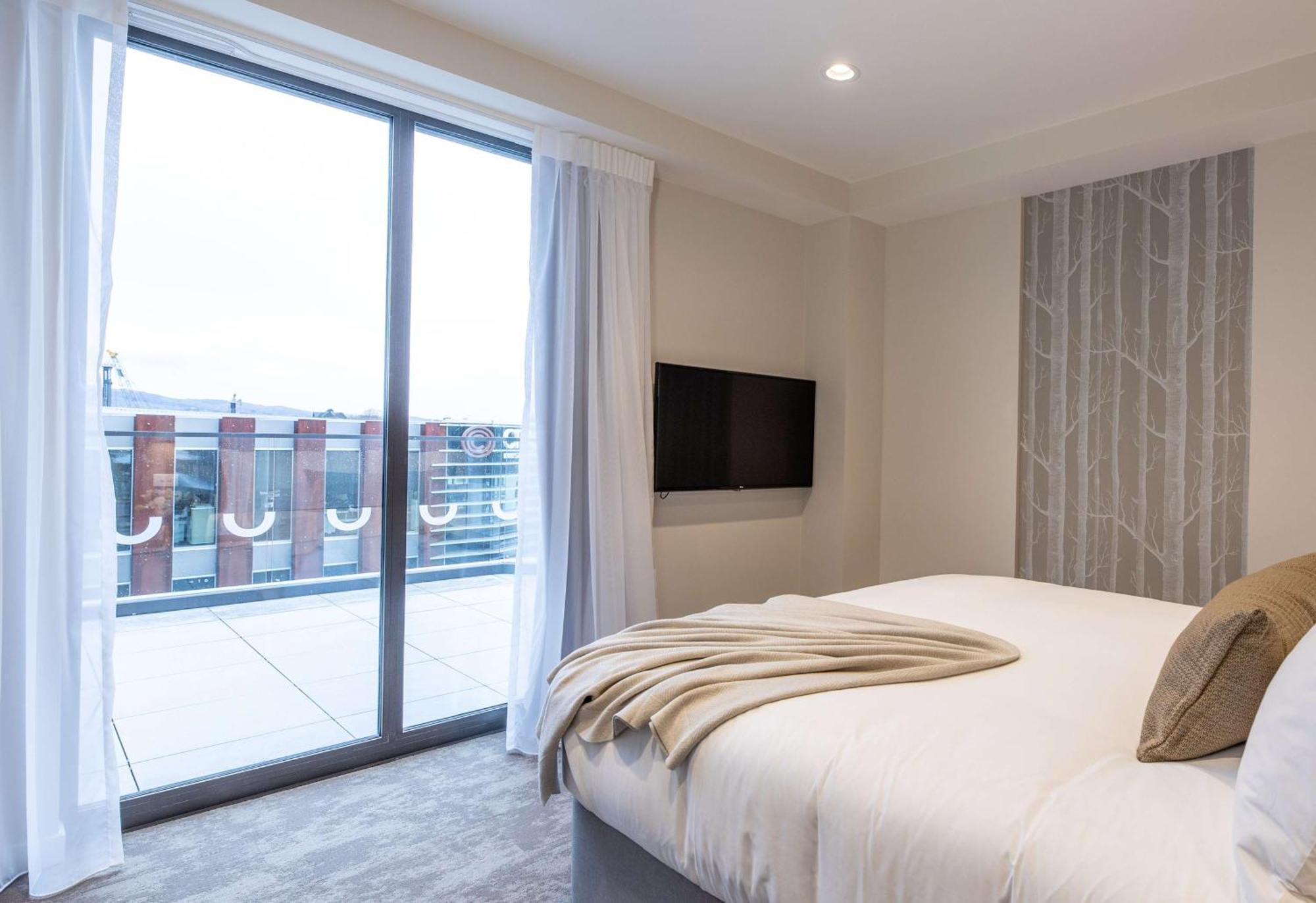 Sudima Christchurch City Exterior foto A bedroom at the hotel