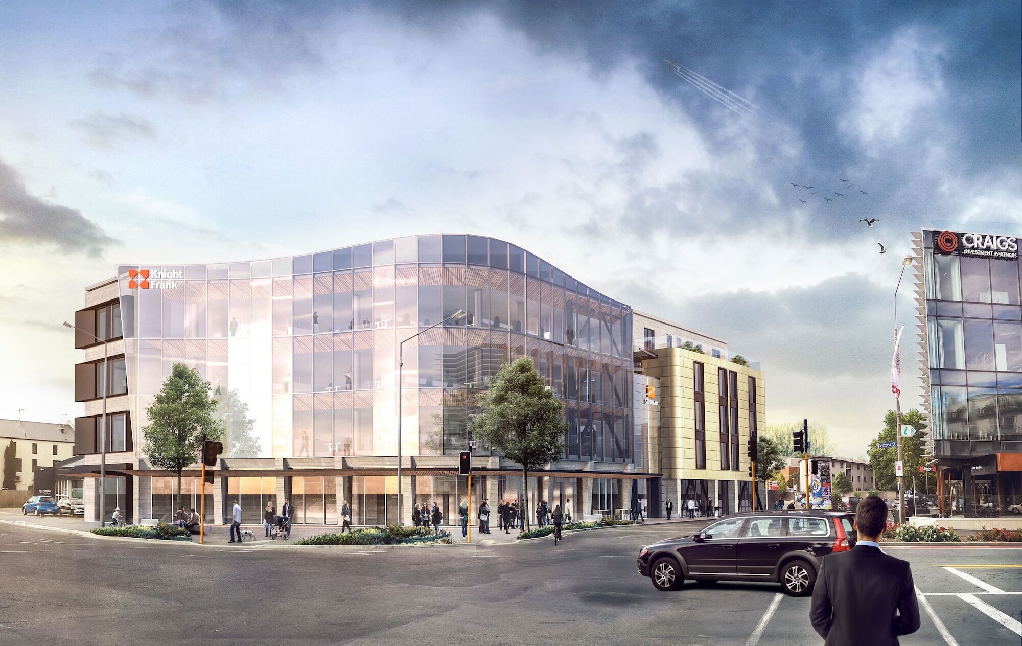 Sudima Christchurch City Exterior foto The proposed new building for the University of New Brunswick's Faculty of Engineering and Computer Science.